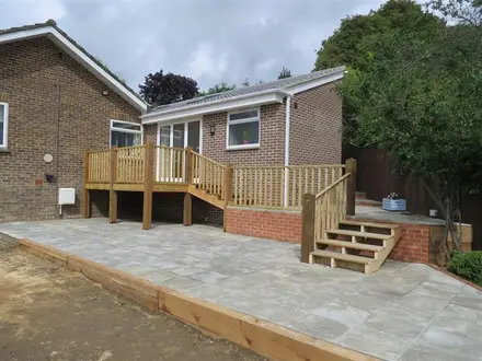 Building work at Field Rise, Old Town