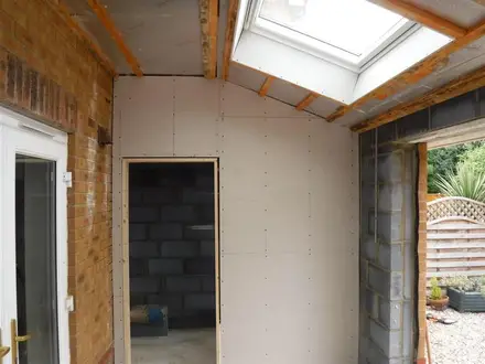 Building work at Sigerson Road, Taw Hill