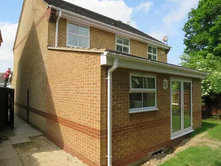 Building work at Watermead, Stratton