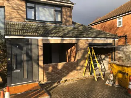 Building work at Windsor Road, Lawn